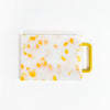 Small Yellow/White Cutting Board