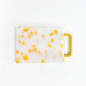 DTOC Small Cutting Board with Handle - Yellow/White
