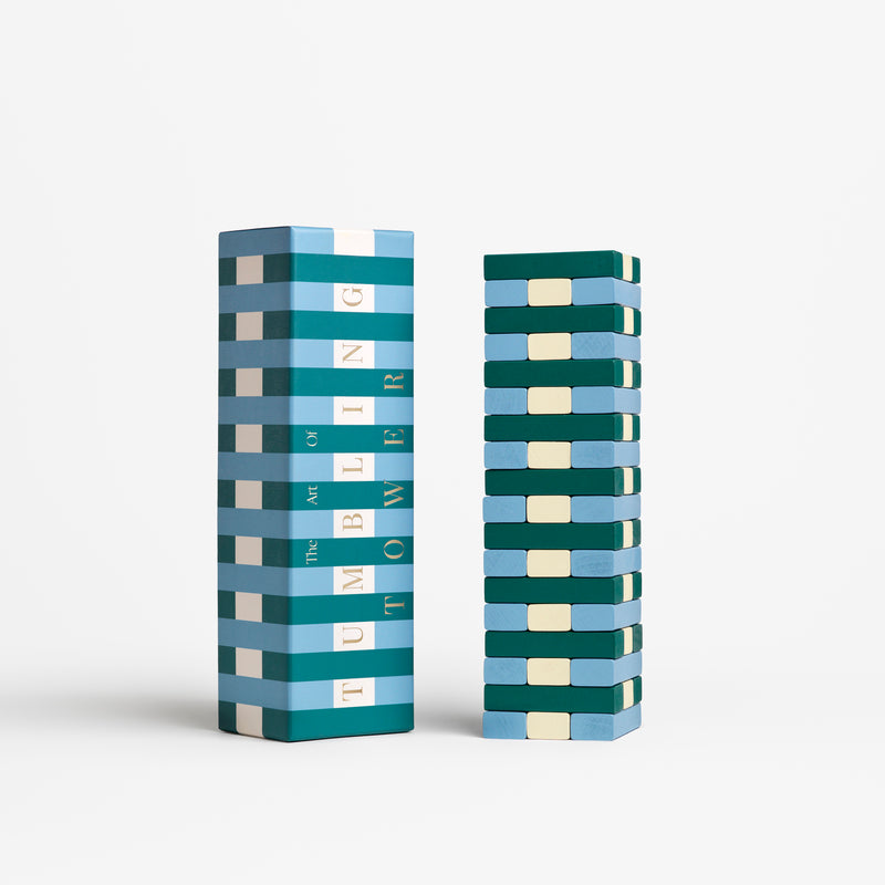DTOC Play - Tumbling Towers, Green/Blue