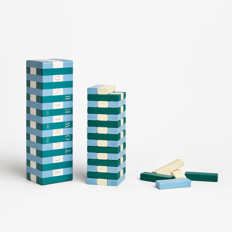 DTOC Play - Tumbling Towers, Green/Blue