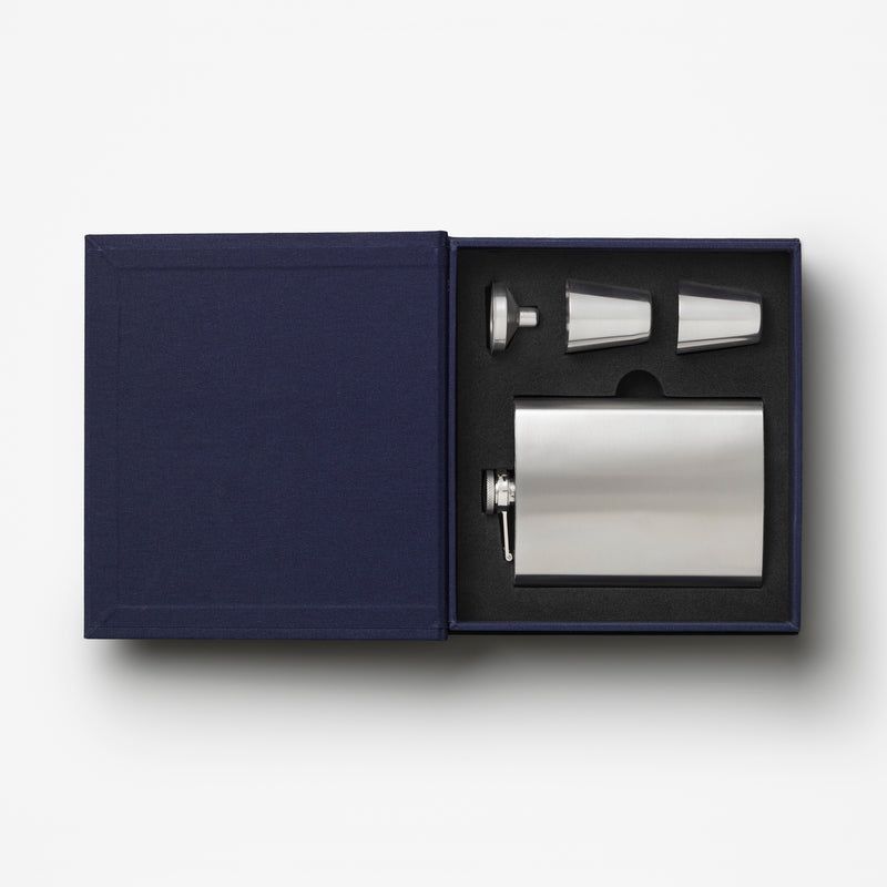DTOC The Essentials - Hip Flask, Dark Blue