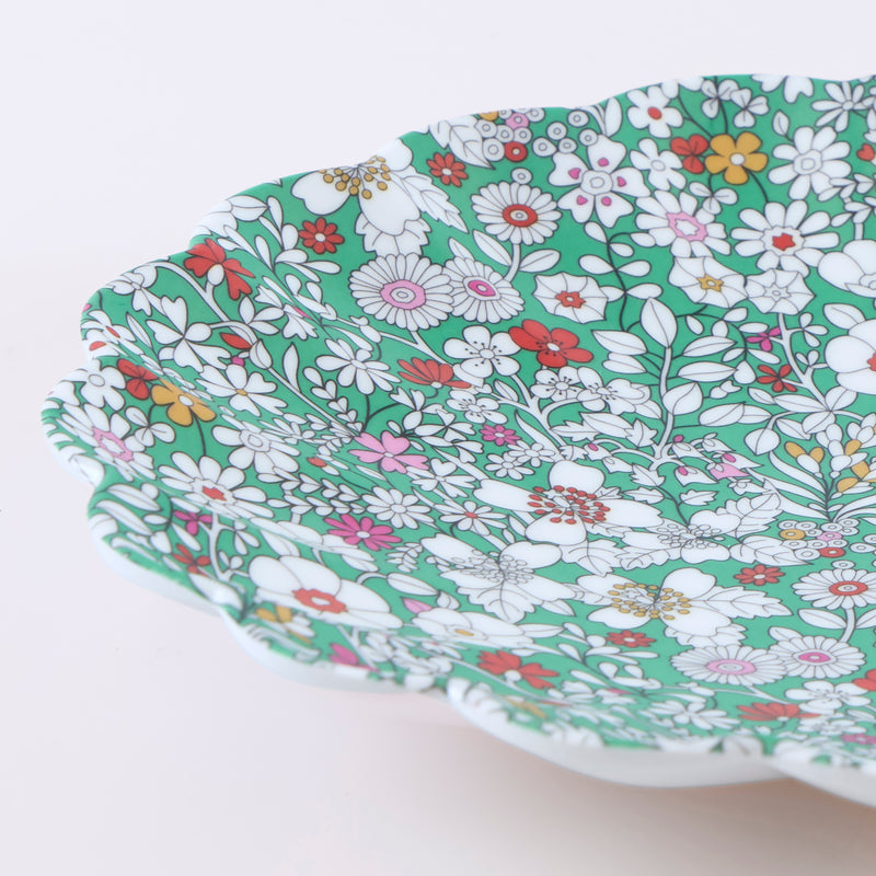 Meri Meri x Liberty Garden Party Reusable Small Plates S/6