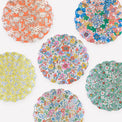 Meri Meri x Liberty Garden Party Reusable Small Plates S/6
