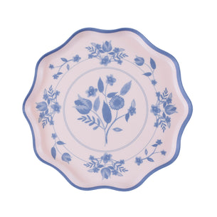 Vintage Botanical Reusable Small Plates, Set of 4