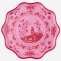 Pink Vintage Botanical Reusable Large Plates, Set of 4