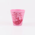 Pink Vintage Botanical Reusable Cups, Set of 4