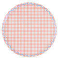 DTOC Gingham Reusable Large Plates S/6