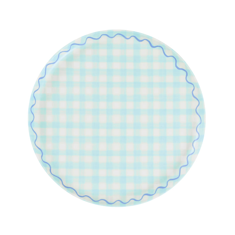 DTOC Gingham Reusable Small Plates