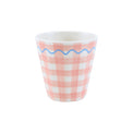 DTOC Gingham Reusable Cups S/6
