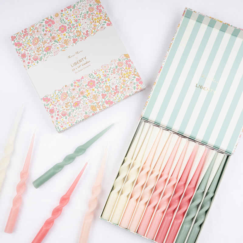 Meri Meri x Liberty Wharfedale Candle Gift Box- Pack of 10