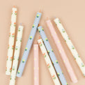 DTOC Floral Table Candles- Pack of 8