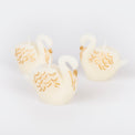 DTOC Swan Candles- Pack of 3