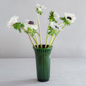 Daisy Emerald Green Glazed Vase