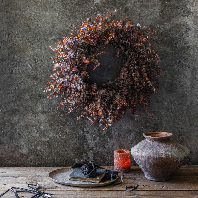 Artificial Dusk Eucalyptus Wreath