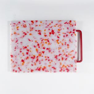 Large Red/White Cutting Board