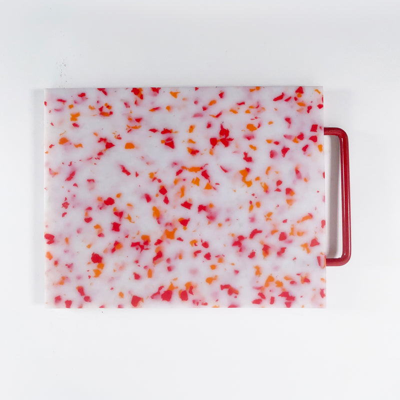 Large Red/White Cutting Board