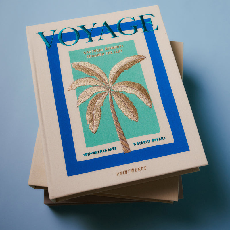 Embroidered Photo Album - Voyage
