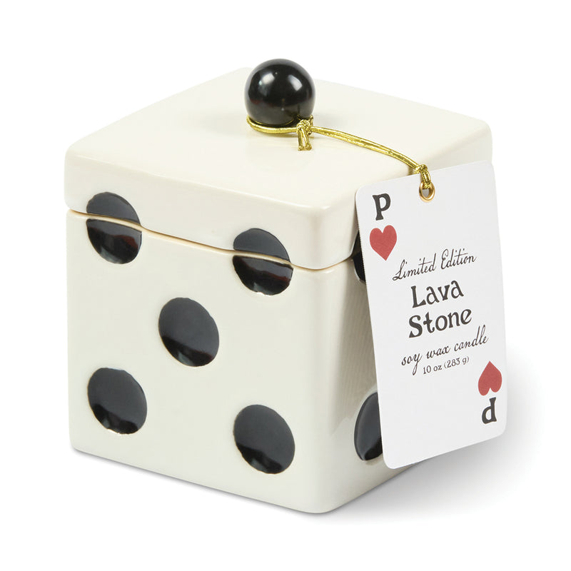 Lucky Dice Lava Stone 10oz Candle
