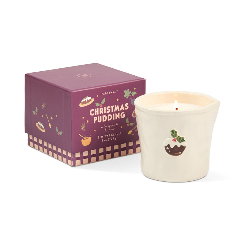 Bistro Christmas Pudding 8oz Candle