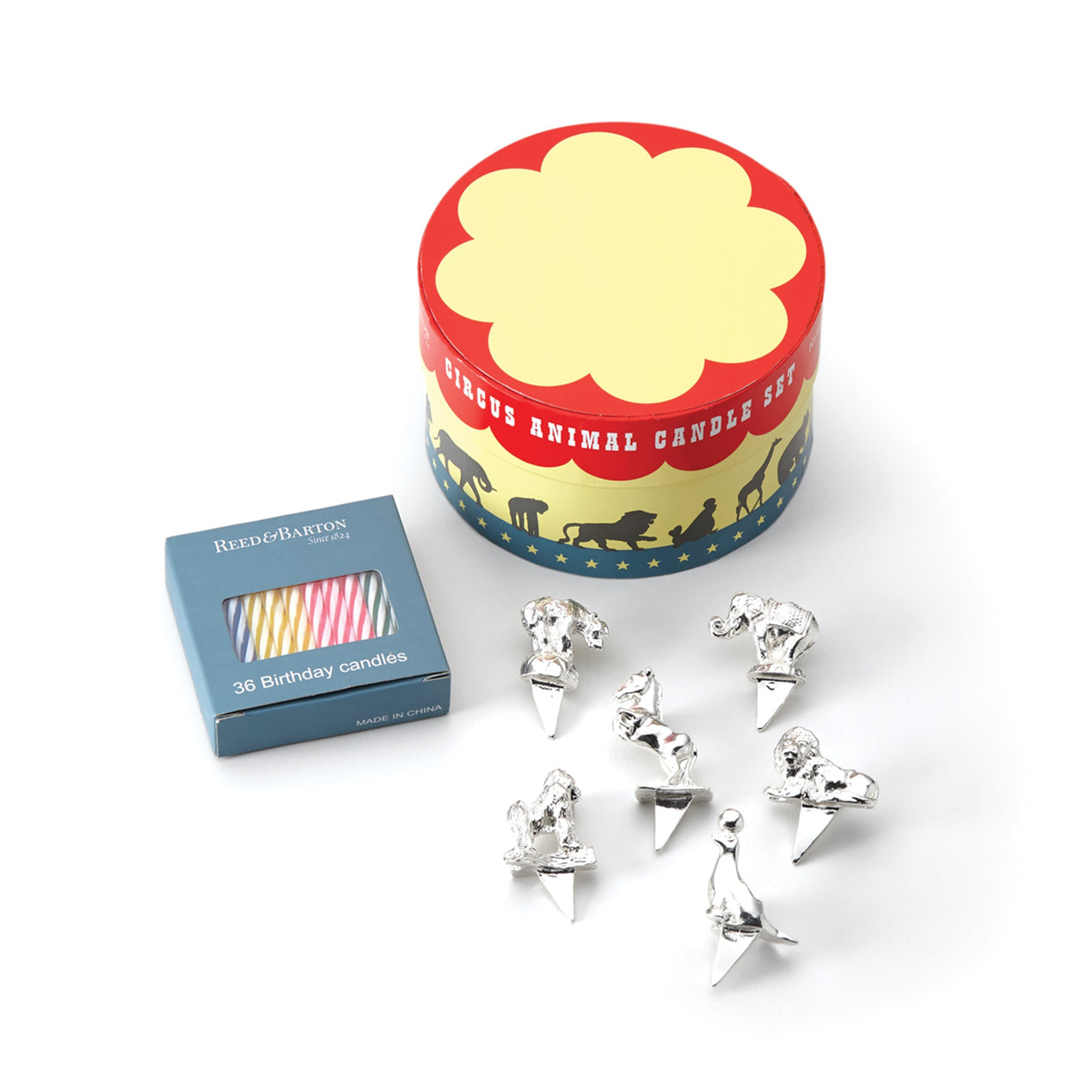 ビレロイ&ボッホ　キャンドルハウス　サーカス Let's Celebrate 6-Piece Circus Candle Set – Lenox Corporation