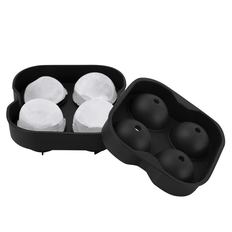 4-Sphere XL Black Silicone Ice Mold