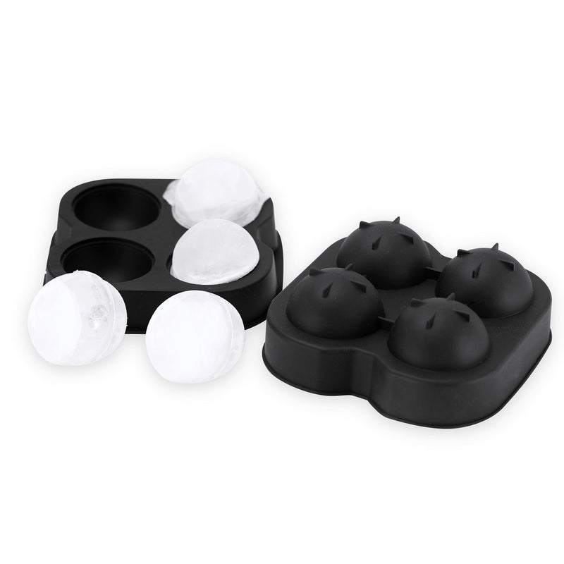 4-Sphere XL Black Silicone Ice Mold