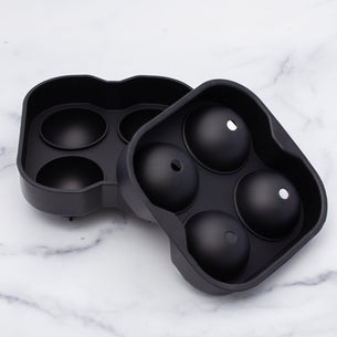 Black Round Silicone XL Ice Mold