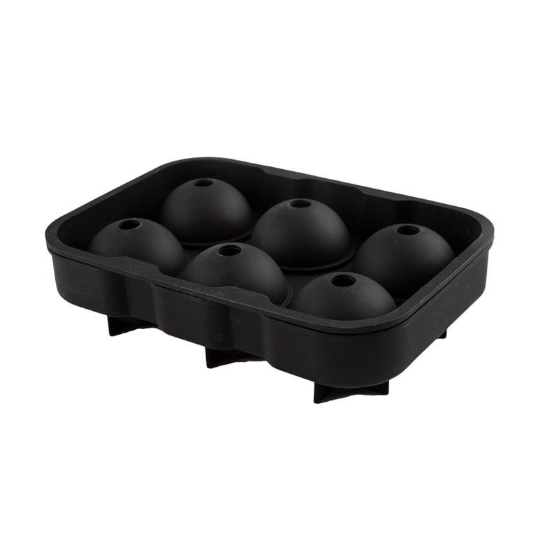6-Sphere Black Silicone Ice Mold