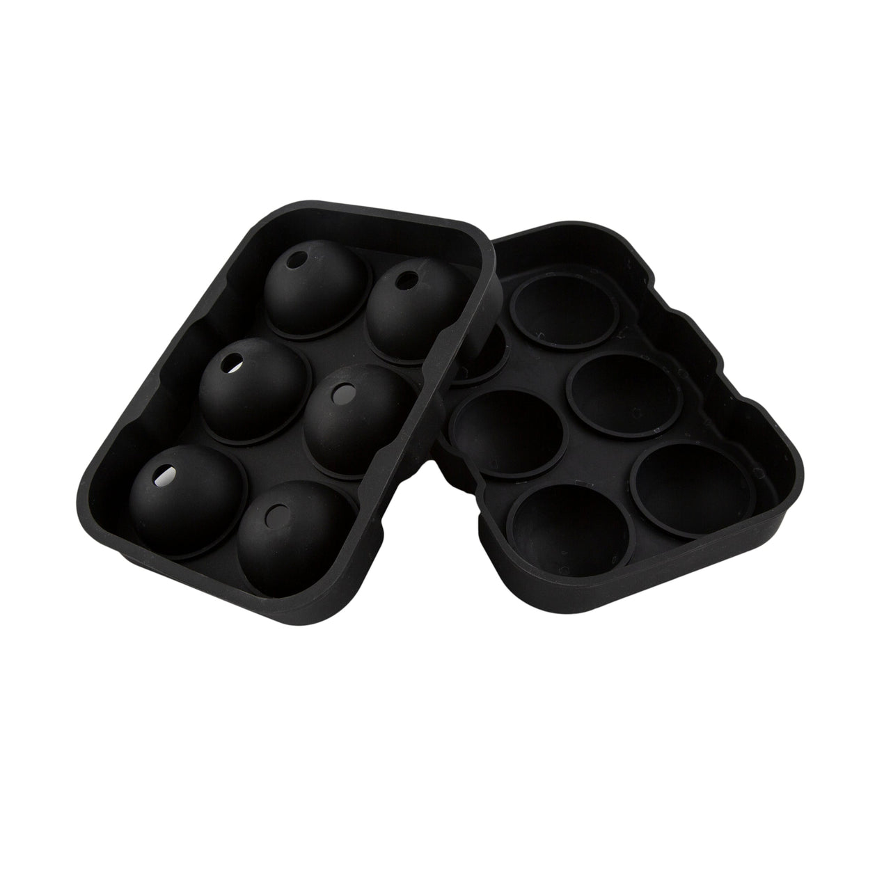6-Sphere Black Silicone Ice Mold