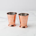Copper Mint Julep Cups, Set Of 2