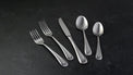 Satin Sand Dune Dinner Forks, Set of 4