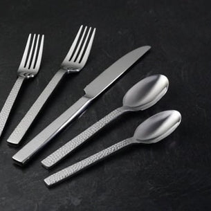 Chefs Table Hammered 45-Piece Flatware Set
