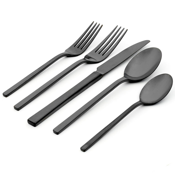Allay Midnight 20 Piece Flatware Set – Lenox Corporation