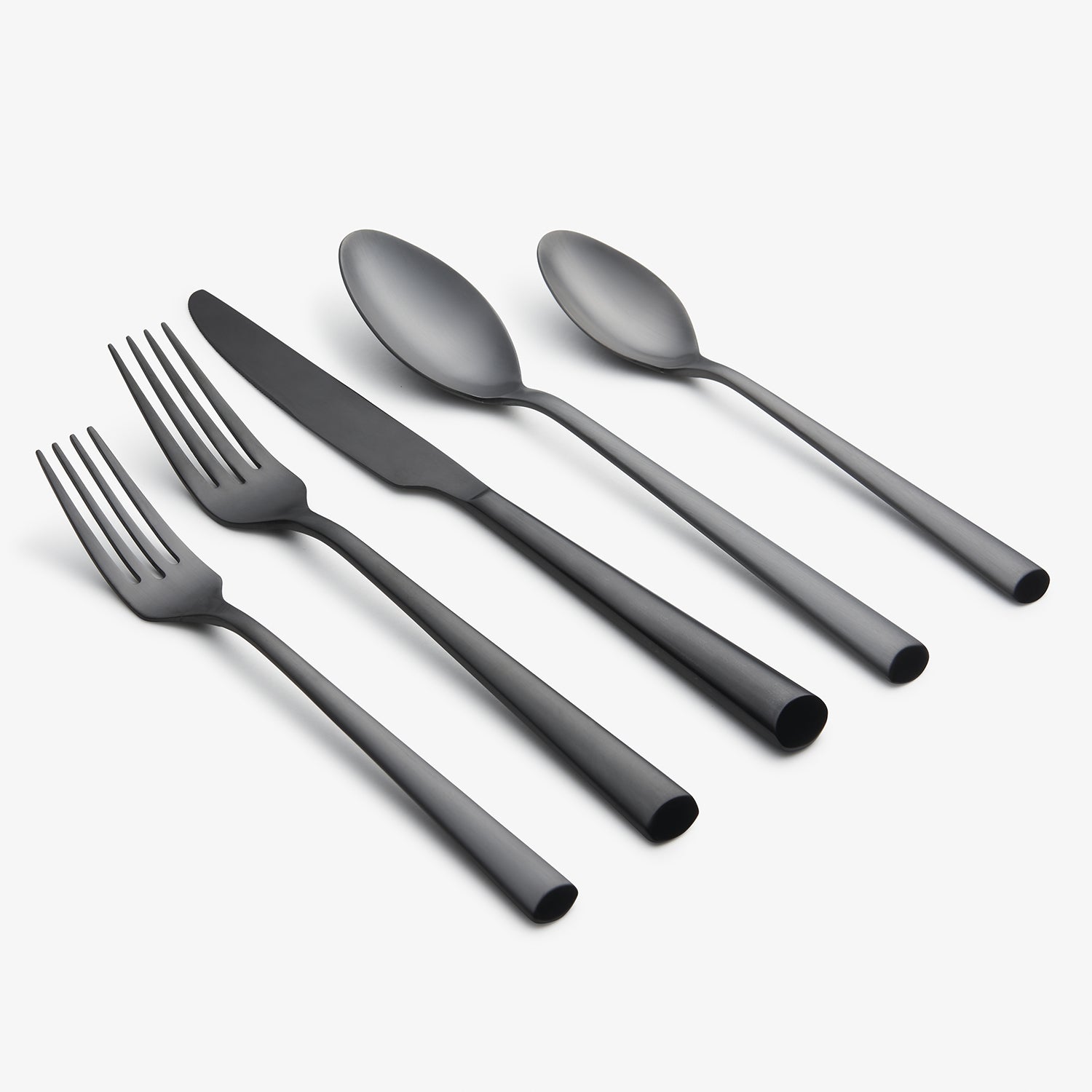 Gilda Black Satin 20-Piece Flatware Set – Lenox Corporation