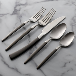Adjacent Midnight 20-Piece Flatware Set