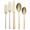 Allay Champagne 20-Piece Flatware Set