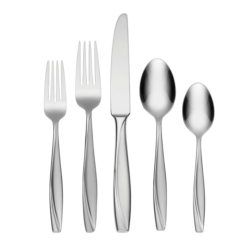 Cleo 45 Piece Everyday Flatware Set, Service For 8