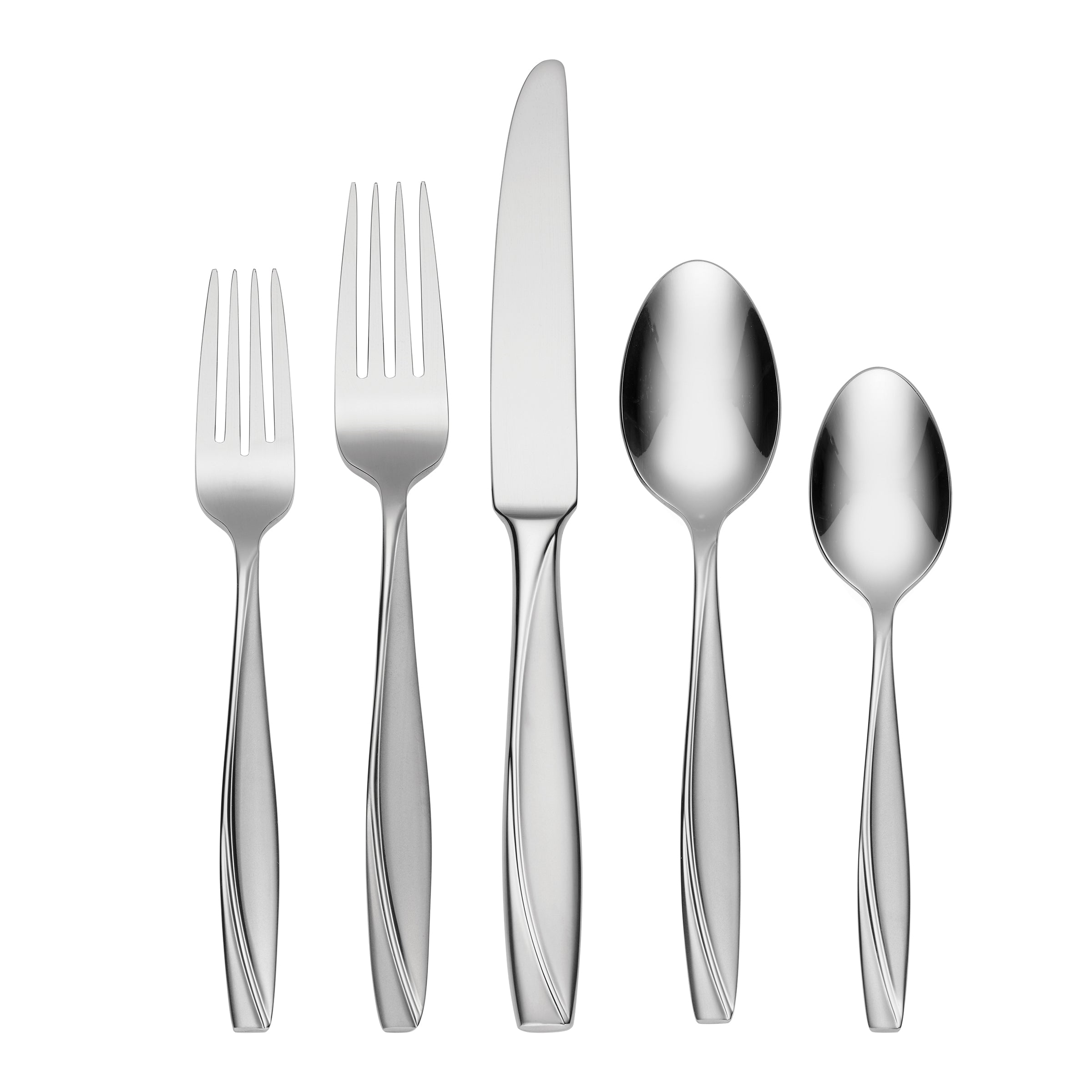 【Oneida】 ビクトリアン レリーフのボウル 20cm （中）1 Cleo 45-Piece Flatware Set – Lenox Corporation