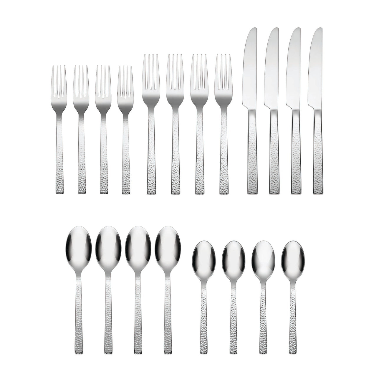 Everyday Flatware Stainless Steel Kitchen Utensil Set (Set of 20) Everyday Flatware Stainless Steel Kitchen Utensil Set (Set of 20)