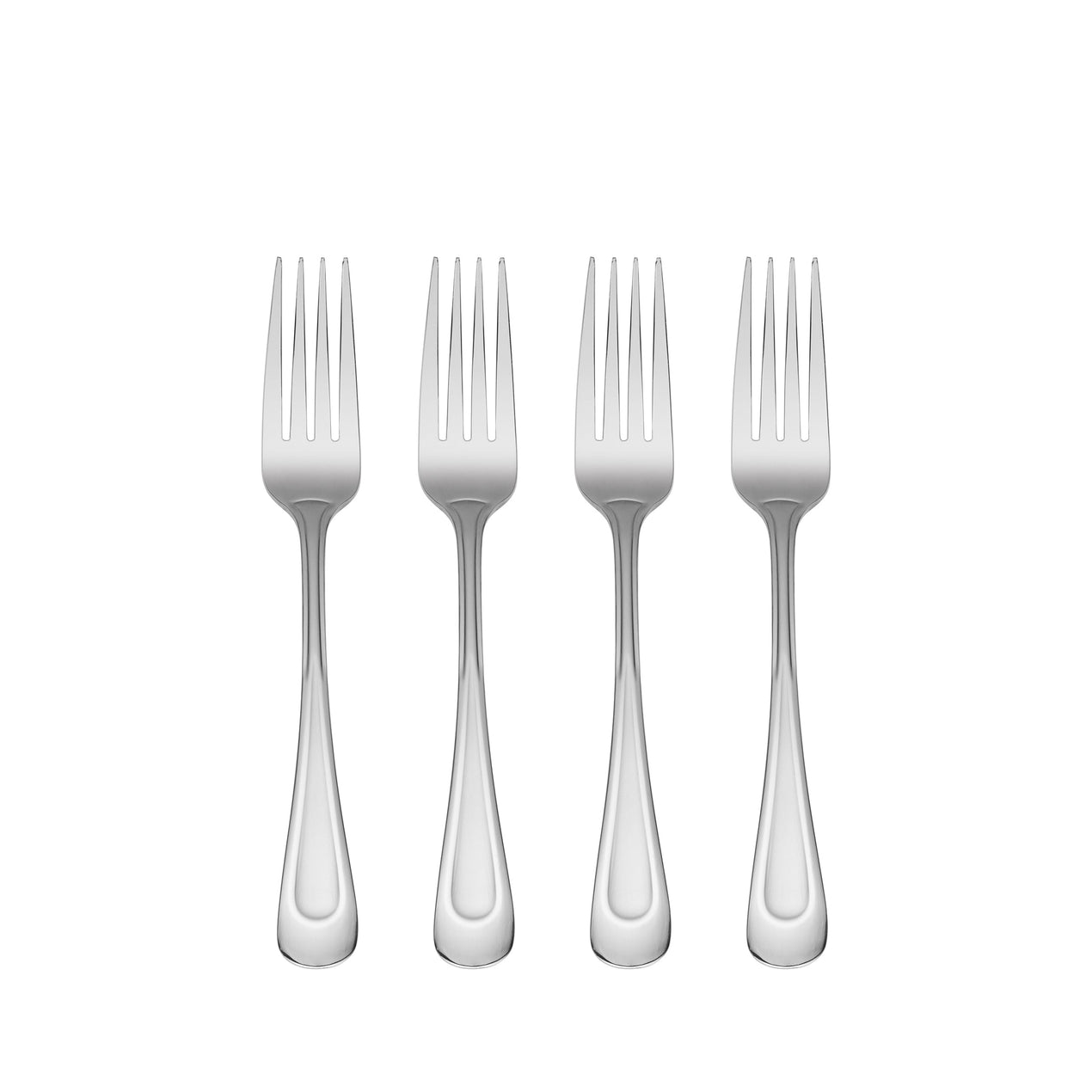 Satin Sand Dune Everyday Flatware Dinner Forks, Set Of 4