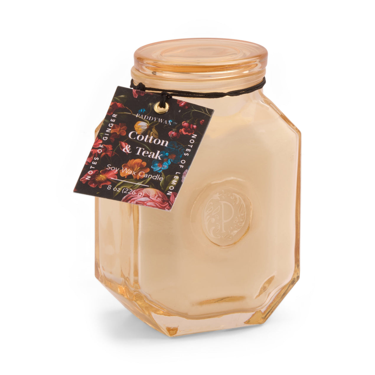 Botanica Candle - Cotton & Teak, 8 oz