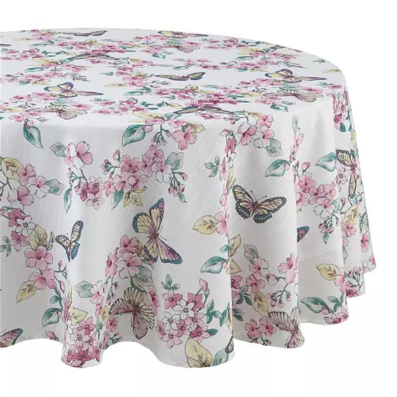DTOC Lenox Butterfly Meadow Floral Tablecloth