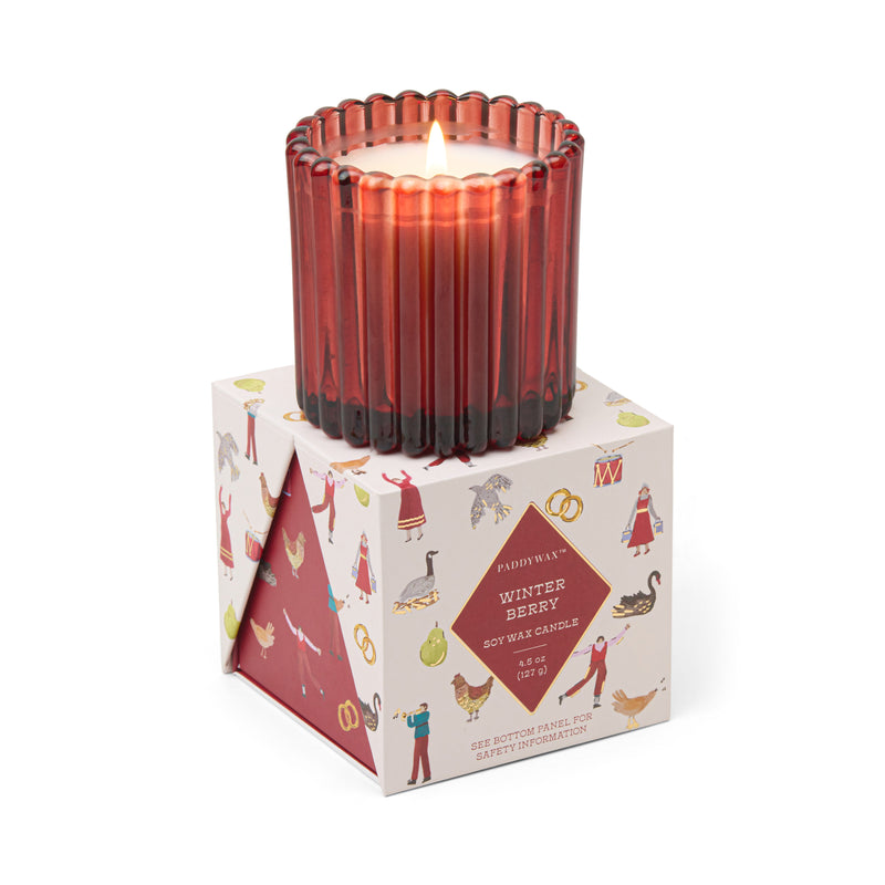 Winter Berry 4.5-oz Soy Wax Holiday Candle, Gift Boxed