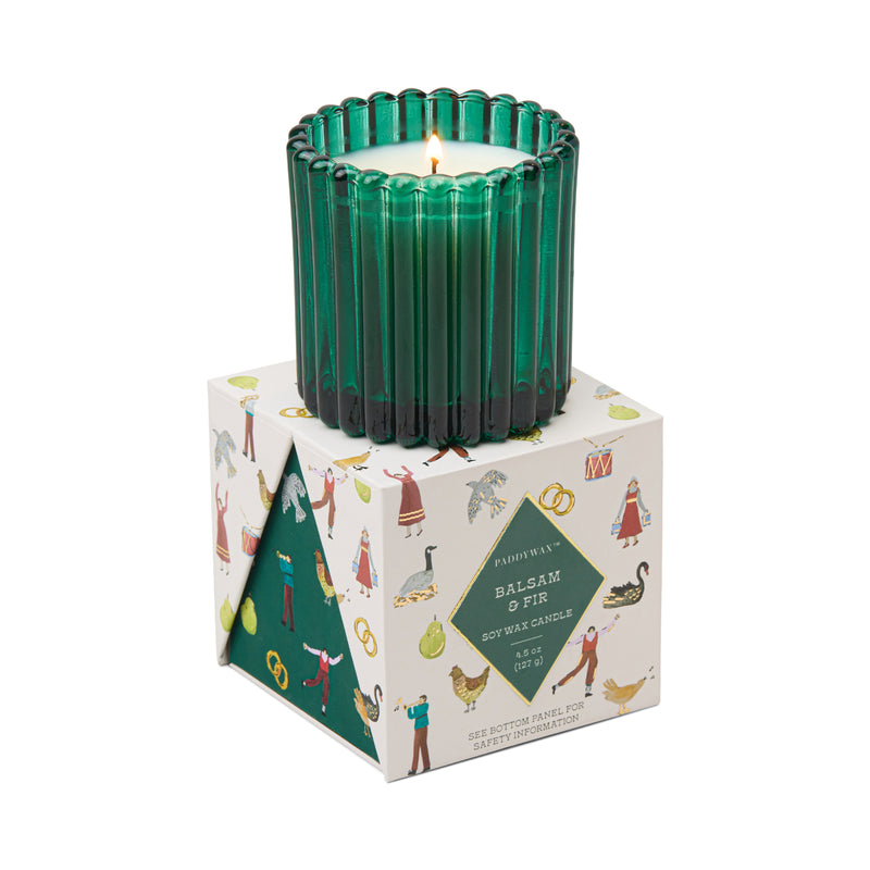 Balsam & Fir 4.5-oz Soy Wax Holiday Candle, Gift Boxed