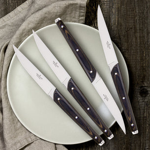 Pakkawood Steak Knives, Set of 4