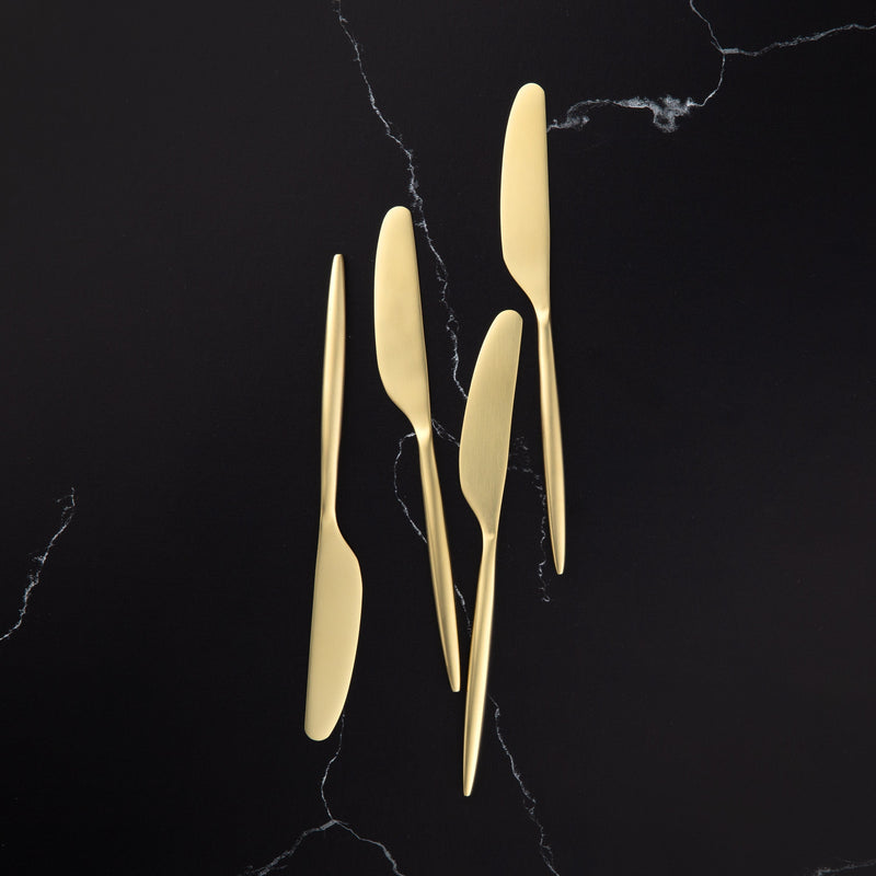 Gaze Champagne Satin Spreaders 4-Piece Set