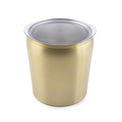 3 Quart Brushed Gold Insulated Ice Bucket