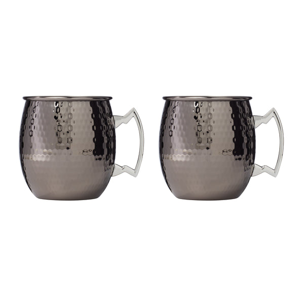 Hammered Black Moscow Mule Mugs, Set of 2 – Lenox Corporation