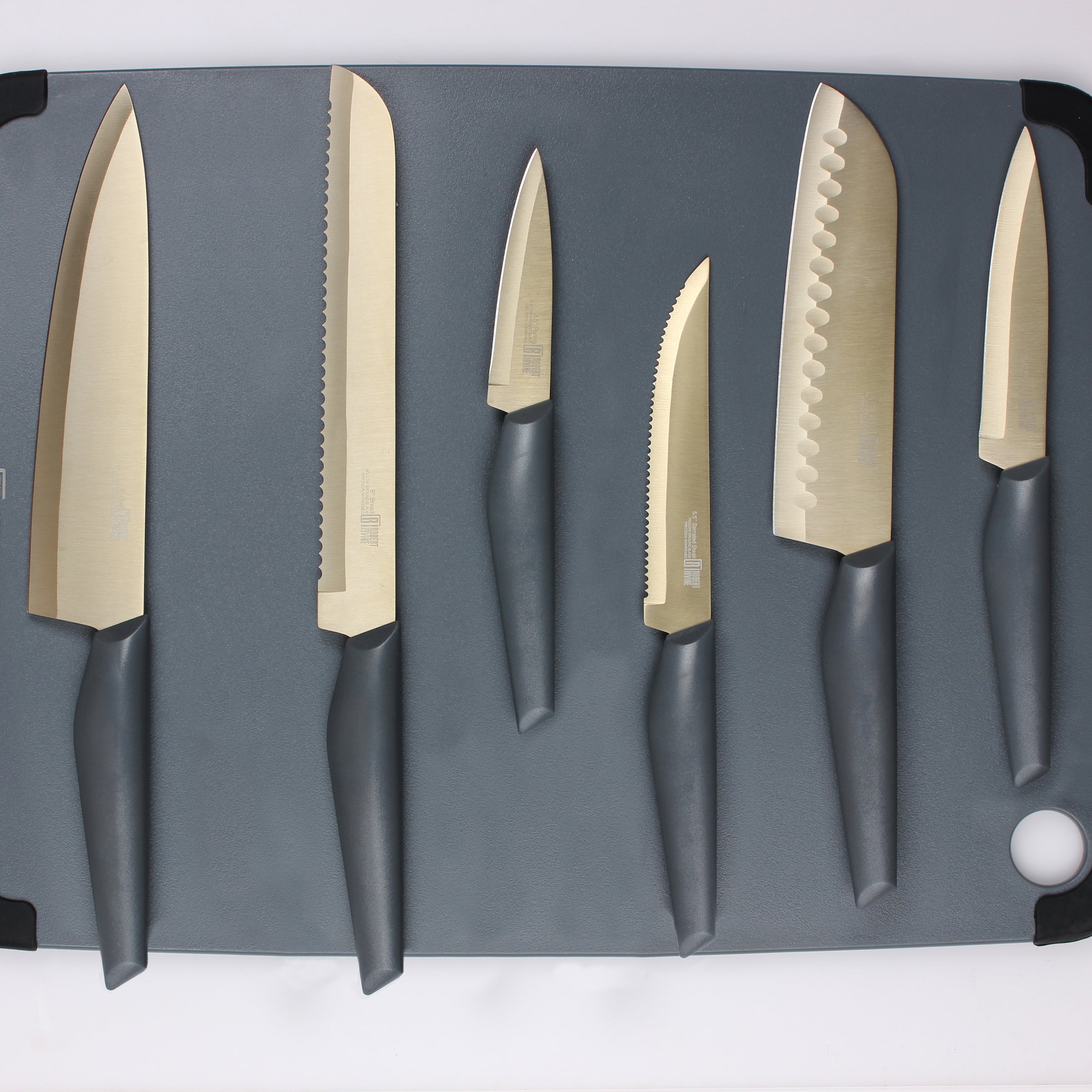 10-Piece Cutlery Set in Grey and Champagne – Lenox Corporation