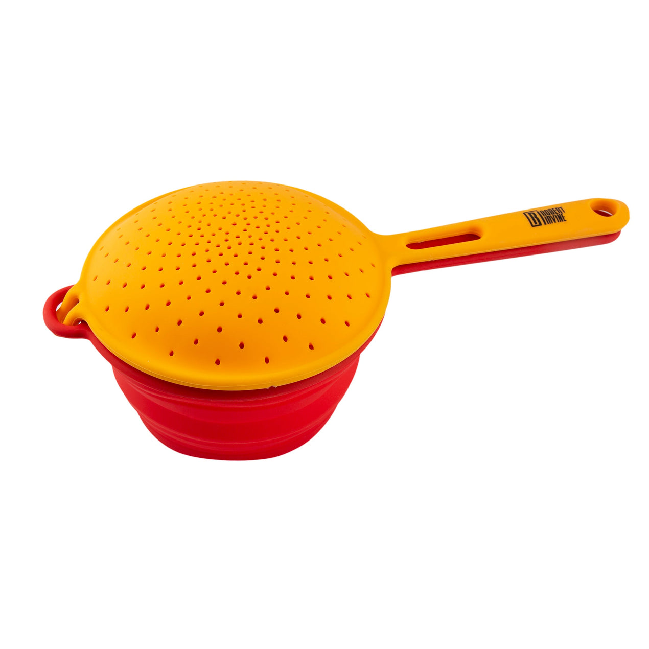 cambridge silversmiths Robert Irvine 2-Piece Silicone Colander Set Orange